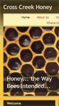 Mobile Screenshot of crosscreekhoneyco.com